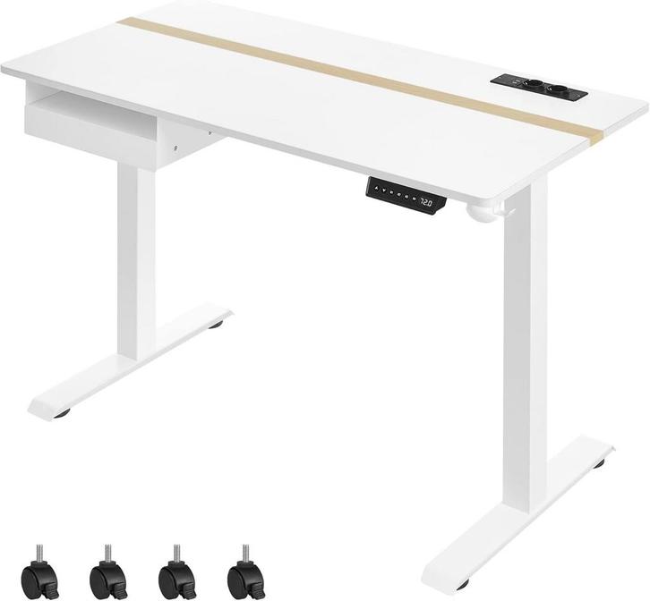 Hoogte verstelbaar bureau - 60x120 cm - elektrisch bureau -, Huis en Inrichting, Bureaus, Verzenden