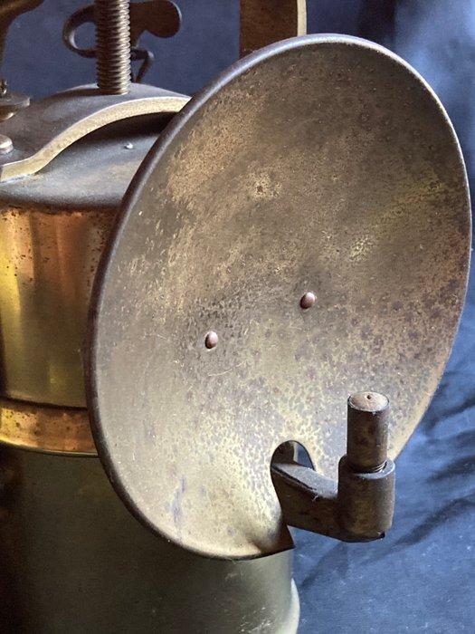 Lamp - Messing - Carburetlamp, Antiek en Kunst, Curiosa en Brocante