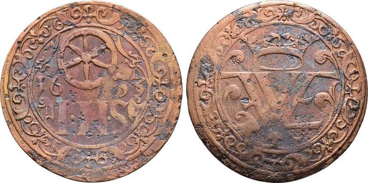 Kupfer 3 Schilling Osnabrueck 1633 Osnabrueck Bistum Fran..., Postzegels en Munten, Munten | Europa | Niet-Euromunten, België