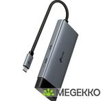 TP-Link UH5020C interface hub USB Type-C 5000 Mbit/s Grijs, Computers en Software, USB Sticks, Verzenden, Nieuw