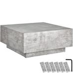 tectake Salontafel Lasley met voet, draagkracht 45 kg - Beto, Huis en Inrichting, Tafels | Salontafels, Verzenden, Nieuw
