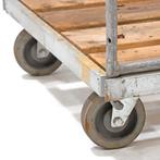 Gebruikte 2-Heks rolcontainer klemhekken + 2 spanbanden, Ophalen of Verzenden, Gebruikt