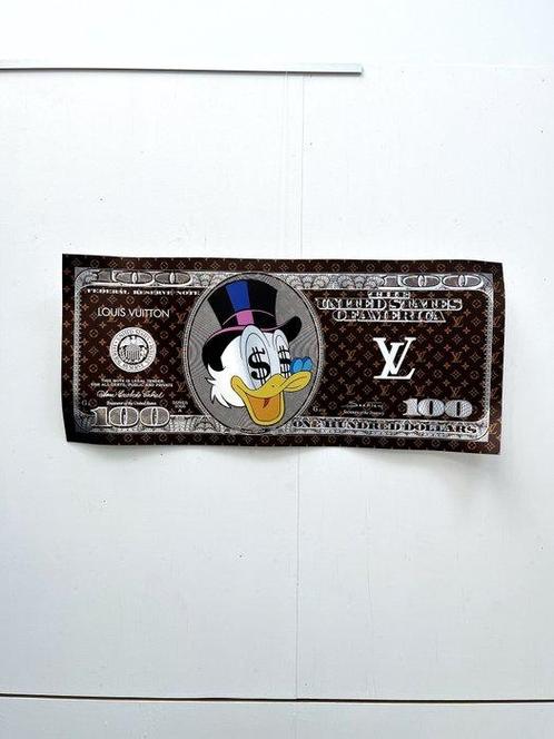 Suketchi - Scrooge McDuck LV Money Crumple (No Reserve), Antiquités & Art, Art | Peinture | Moderne