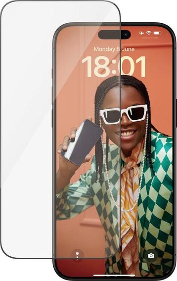 PanzerGlass Screenprotector geschikt voor Apple iPhone 15 disponible aux enchères