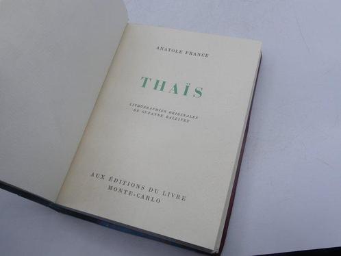 Anatole France / Suzanne Ballivet - Thais - 1948, Antiek en Kunst, Antiek | Boeken en Manuscripten
