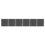 vidaXL Ensemble de panneau de clôture WPC 1045x186 cm, Jardin & Terrasse, Clôtures de jardin, Neuf, Verzenden