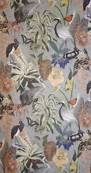 Tissu exclusif Art Nouveau avec oiseaux rares - Artmaison, Antiek en Kunst, Antiek | Tapijten, Tafelkleden en Textiel