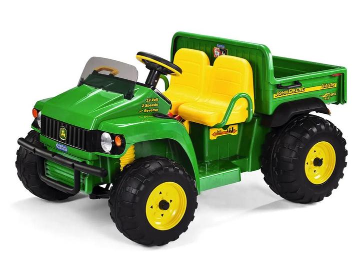 John Deere 12 volt elektrische kinder tractor met werkende g, Kinderen en Baby's, Speelgoed | Buiten | Accuvoertuigen, Ophalen of Verzenden