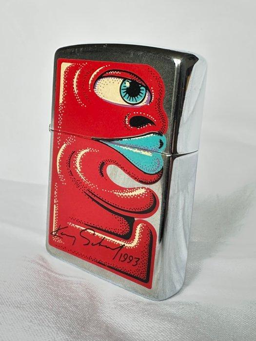 Zippo Kenny Scharf Limited Edition 199/999 - Zonder, Verzamelen, Rookartikelen, Aanstekers en Luciferdoosjes