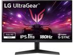 LG UltraGear 24GS60F-B - Gaming Monitor - 180Hz 1ms IPS, Computers en Software, Verzenden, Zo goed als nieuw
