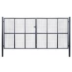 vidaXL Tuinhek van gaas gegalvaniseerd staal 415x200 cm, Tuin en Terras, Verzenden, Nieuw