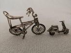 Bici - Vespa - Miniatuur figuur - Zilver, 800