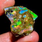 Opaal ruw AAA+++ vuur-opaal multicolor 32,50Ct - Lightning, Verzamelen, Mineralen en Fossielen