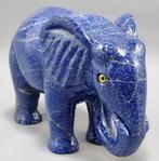 Handgesneden Lapis Lazuli Olifant figuur - Hoogte: 157 mm -, Verzamelen