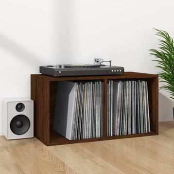 vidaXL Opbergbox voor LPs 71x34x36 cm bewerkt hout, Verzenden