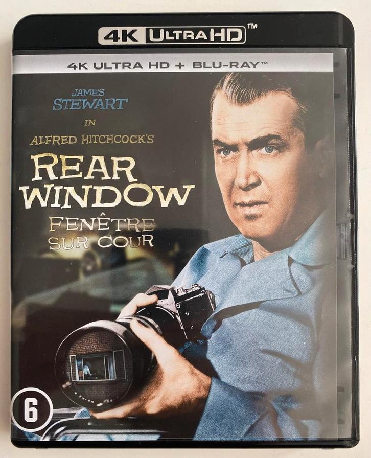 REAR WINDOW (4K ULTRA HD + BLURAY), Cd's en Dvd's, Blu-ray, Gebruikt