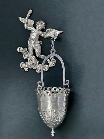 Figurine - Veilleuse de tabernacle en argent - Argent