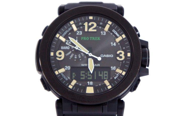 Casio - PRO TREK Tough Solar Triple Sensor Outdoor Watch -, Handtassen en Accessoires, Horloges | Heren