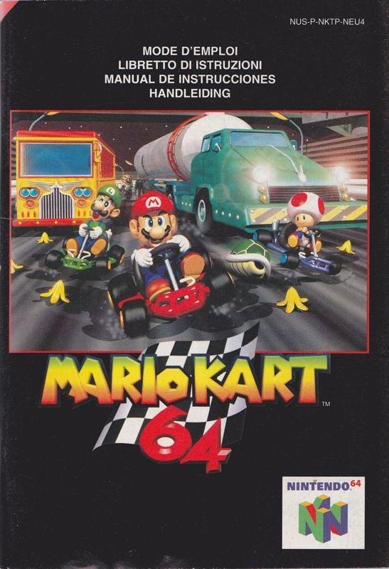 Mario Kart 64 Handleiding (N64 Accessoires), Games en Spelcomputers, Spelcomputers | Nintendo 64, Zo goed als nieuw, Ophalen of Verzenden