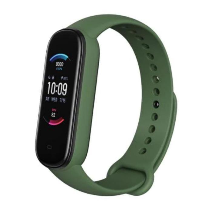 Band 5 Smartwatch -  Fitness Sport Activity Tracker Silica, Handtassen en Accessoires, Smartwatches, Nieuw, Verzenden