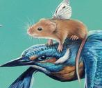 Gala - Mouse, bird, butterfly ecosystem painting - Flight