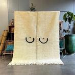 Modern minimalistisch wit Marokkaans wollen tapijt -, Nieuw