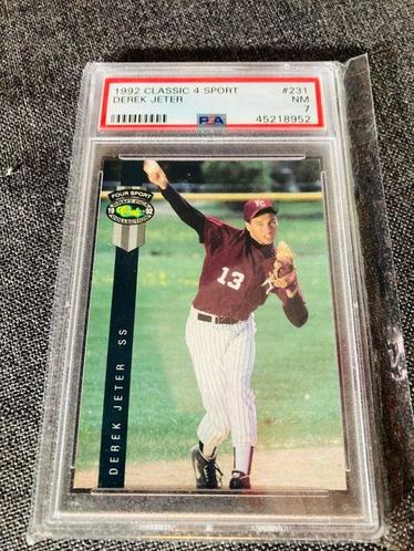 1992 Classic 4 Sport Derek Jeter #231 PSA 9