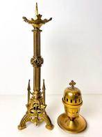 Néoclassique Retable - Bronze, Laiton - 1850-1900 -