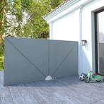 vidaXL Terrasscherm inklapbaar 400x200 cm grijs, Verzenden, Nieuw
