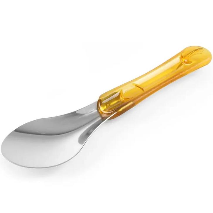 IJsschep/-Spatel | RVS/Kunststof | Geel | Handvat | 260mm, Zakelijke goederen, Horeca | Keukenapparatuur, Nieuw in verpakking