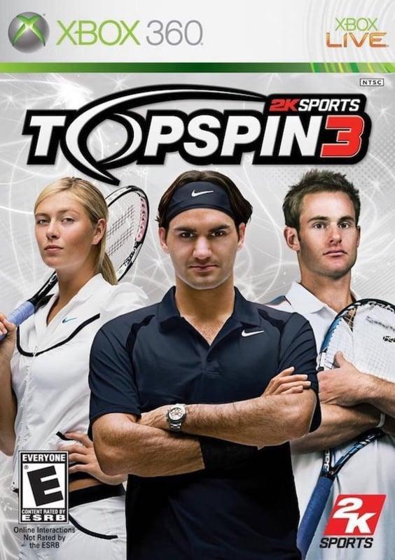 Top Spin 3 (Xbox 360 Games), Games en Spelcomputers, Games | Xbox 360, Zo goed als nieuw, Ophalen of Verzenden