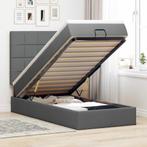 vidaXL Bed poef met matras en LEDs 90x200 cm stof, Huis en Inrichting, Verzenden, Nieuw