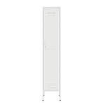 Lendo Online Armoire Vestiaire 35x50x180 cm Métal Blanc, Maison & Meubles, Armoires | Casiers
