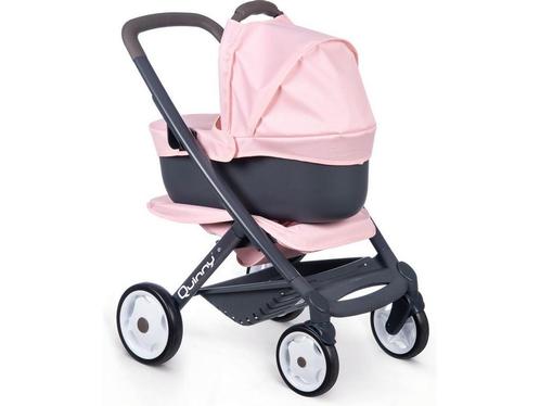 Smoby Quinny Combi 3-in-1 - Poppenwagen, Kinderen en Baby's, Speelgoed | Poppen, Zo goed als nieuw, Verzenden