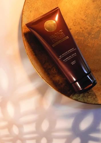 Bronz&#039;Express Shower Gel Scrub (Body Scrub), Handtassen en Accessoires, Uiterlijk | Lichaamsverzorging, Nieuw, Verzenden