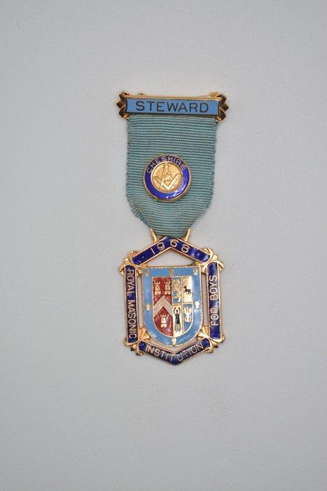 Royaume-Uni - Écussons - Lote de 5 Joyas Masónicas (UGLE) -, Verzamelen, Militaria | Algemeen