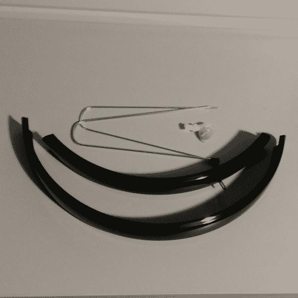 Spatborden set zwart 24 inch, Fietsen en Brommers, Fietsonderdelen, Nieuw, Verzenden