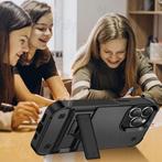 iPhone 12 Pro Armor Hoesje met Kickstand - Shockproof Cover, Telecommunicatie, Verzenden, Nieuw