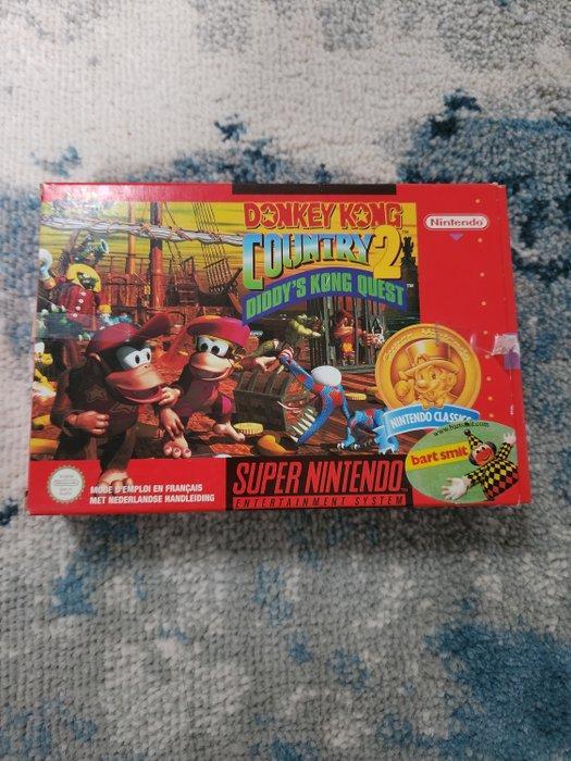 Nintendo - Snes - Super Mario Kart & Donkey Kong Country 2, Consoles de jeu & Jeux vidéo, Consoles de jeu | Accessoires Autre