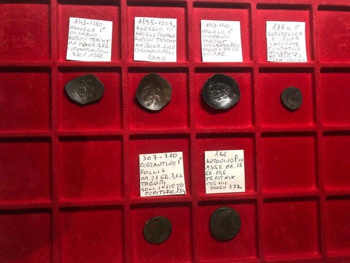 Romeinse Rijk e Bizantino - Lotto 6 monete antiche (Zonder, Postzegels en Munten, Munten | Europa | Niet-Euromunten
