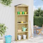 vidaXL Tuinschuur 87x33x222 cm geïmpregneerd grenenhout, Tuin en Terras, Verzenden, Nieuw