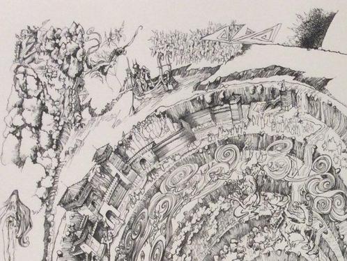 Francesco Lucianetti - Divina Commedia di Dante - Inferno,, Antiek en Kunst, Antiek | Overige Antiek