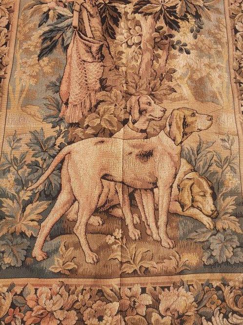 Wandtapijt - 255 cm - 115 cm - Honden voor de jacht 255x115, Antiek en Kunst, Curiosa en Brocante