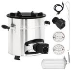 vidaXL Houtkachel met USB-ventilator 35,5x26x28 cm, Huis en Inrichting, Haarden, Verzenden, Nieuw