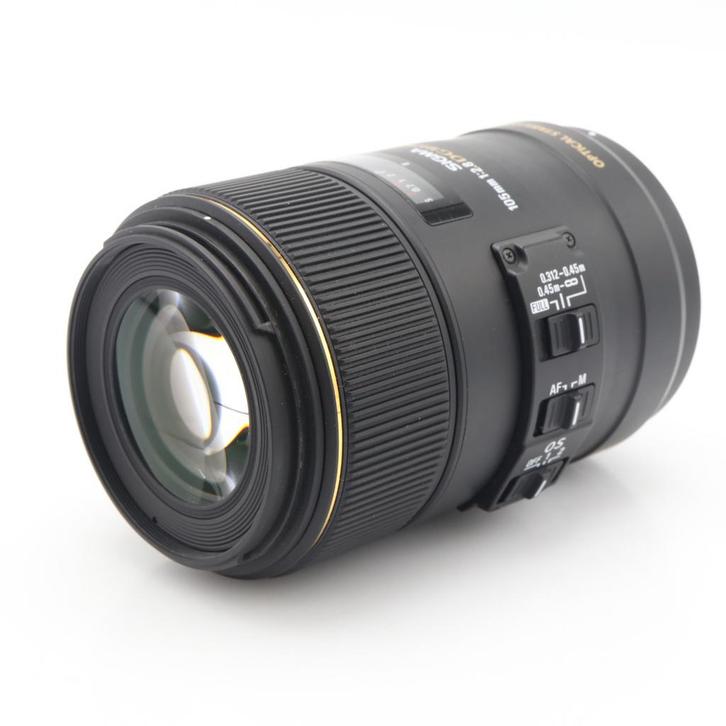 Sigma 105mm F/2.8 EX DG Macro OS HSM Nikon FX | Tweedehands, Audio, Tv en Foto, Foto | Lenzen en Objectieven, Zo goed als nieuw