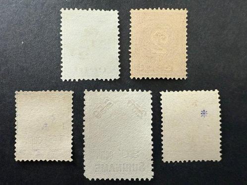 Suriname 1911 - Hulpuitgifte - NVPH 60/64, Postzegels en Munten, Postzegels | Nederland
