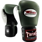 Twins Special Twins Bokshandschoenen BGVL 3 Olijfgroen Zwart, Sport en Fitness, Verzenden, Nieuw, Bokshandschoenen