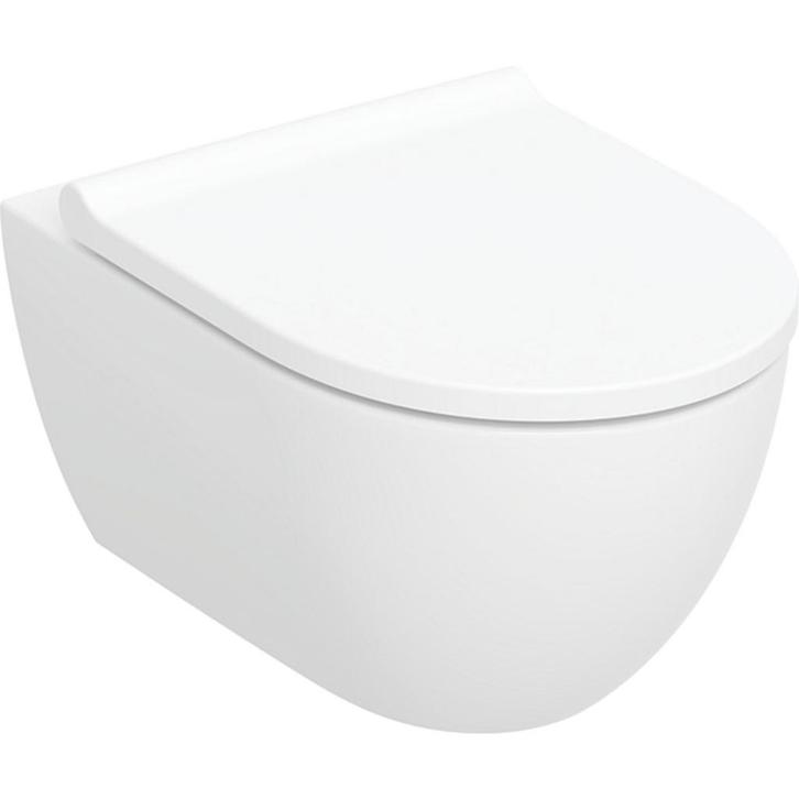 Wandcloset Geberit Acanto | Rimless | Turboflush | Keramiek, Doe-het-zelf en Bouw, Sanitair, Overige typen, Nieuw, Ophalen of Verzenden