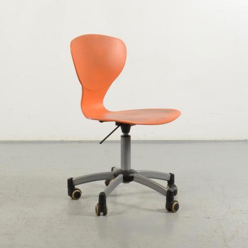 Design werkstoel Ilpospa IKS - Oranje - Verrijdbaar, Huis en Inrichting, Stoelen, Gebruikt, Ophalen of Verzenden