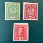 Autriche 1916 - 5, 10 et 15 Heller disponibles - Michel, Postzegels en Munten, Gestempeld